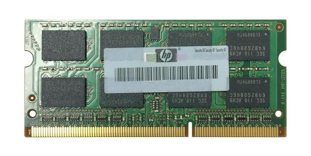 HP 4GB PC3-12800 DDR3-1600MHz non-ECC Unbuffered CL11 204-Pin SoDimm Dual Rank Memory Module - 707031-001