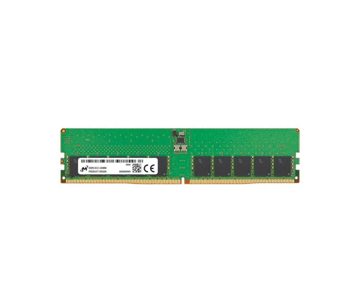 Micron 16GB 5600MHz DDR5 PC5-44800 Non-ECC CL46 288-Pin DIMM 1.1V Dual Rank x8 Memory Module - MTC8C1084S1UC56BD1