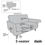 Clarence 2-Seater Sofa in Mustard Yellow Velvet