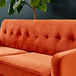 Clarence Velvet Sofa