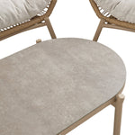 Marlowe Wicker and Aluminium Frame Sofa Set, Natural