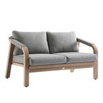 Manresa Rope 5-Seater Sofa Set, Natural and Grey