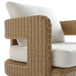 Stanford Round Wicker Outdoor 5-Seater Sofa Set, Natural