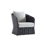 Positano Wide Rope Sofa Set with Nesting Coffee Tables, Grey