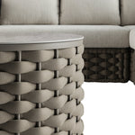 Positano Wide Rope Corner Sofa Set, Taupe