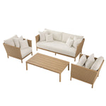 Panarea Indoor and Outdoor Wicker 5-Seater Lounge Set