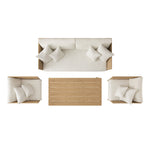 Panarea Indoor and Outdoor Wicker 5-Seater Lounge Set