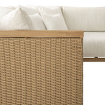 Panarea Indoor and Outdoor Wicker Large Corner Sofa Set