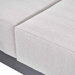 Pedra Rope and Aluminium Outdoor Chaise Sofa Set, Grey