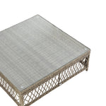 Willowbrook Lattice Weave Rattan 7-Seater Large Sofa Set, Natural