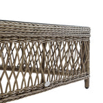 Willowbrook Lattice Weave Rattan 7-Seater Large Sofa Set, Natural