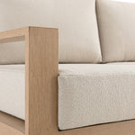 Jardin Aluminium Outdoor Modular Large 4-Piece Chaise Sofa Set, Natural