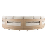 Jardin Aluminium Outdoor Modular Grande 4-Piece Curved Sofa Set, Natural