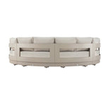 Jardin Aluminium Outdoor Modular Grande 4-Piece Curved Sofa Set, Pumice