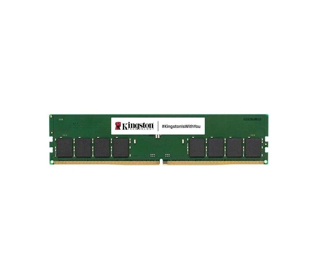 Kingston 16GB 5600MHz DDR5 PC5-44800 Non-ECC CL46 288-Pin DIMM 1.1V Single Rank x8 Memory Module - KVR56U46BS8-16