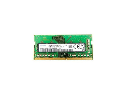 Samsung 16GB 3200MHz DDR4 PC4-25600 Non-ECC CL22 260-Pin SoDimm 1.2V Single Rank x8 Memory Module - M471A2G43BB2-CWE