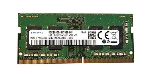 Samsung 4GB 2400MHz DDR4 PC4-19200 Non-ECC CL17 260-Pin SoDimm 1.2V Single Rank x16 Memory Module - M471A5244BB0-CRC