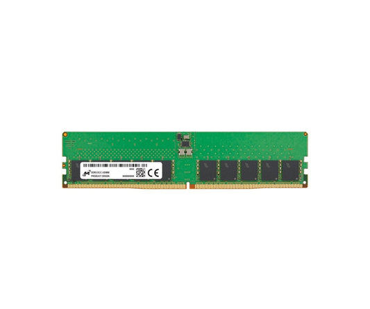 Micron 16GB 5600MHz DDR5 PC5-44800 Non-ECC CL46 288-Pin DIMM 1.1V Dual Rank x8 Memory Module - MTC8C1084S1UC56BD1